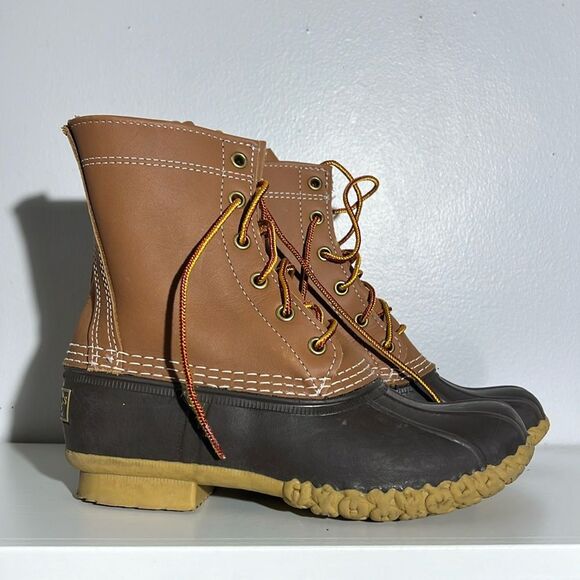 L.L. Bean Tan and Brown Boots for Outdoor Adventures - Picture 1 of 7